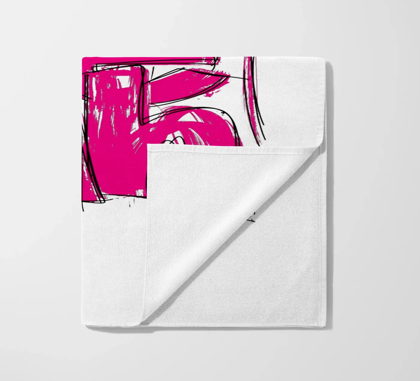 oh yeah strandhanddoek van LIMITED EDITION LETTERS