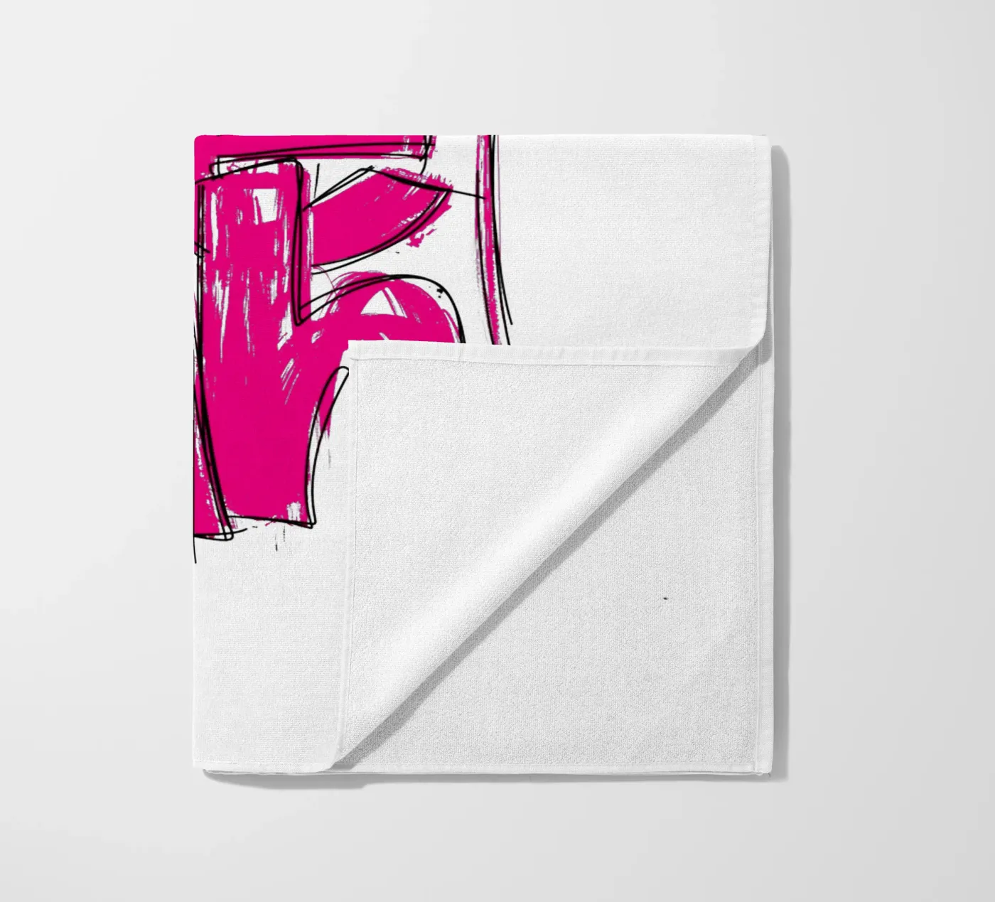 oh yeah strandhanddoek van LIMITED EDITION LETTERS