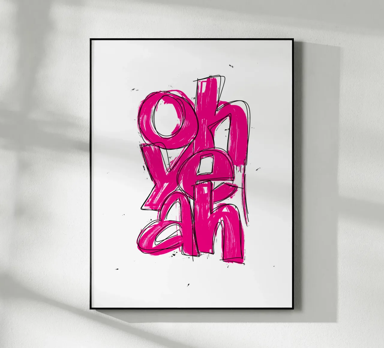 oh yeah plexiglass da LIMITED EDITION LETTERS