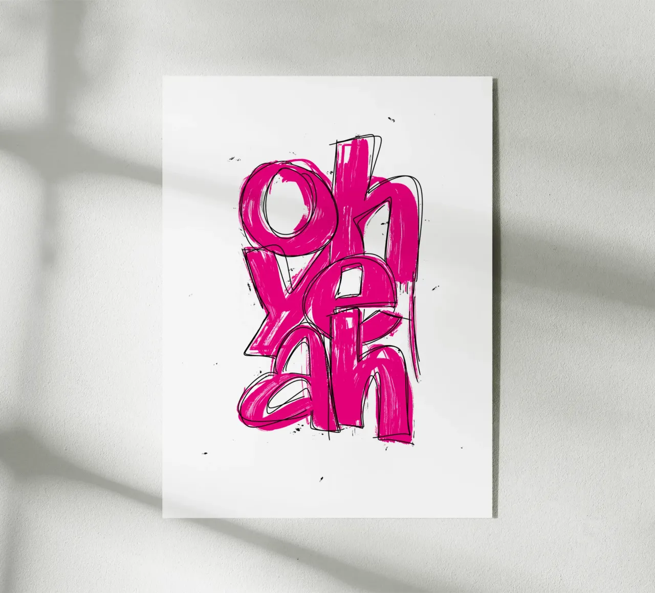 oh yeah plexiglass da LIMITED EDITION LETTERS