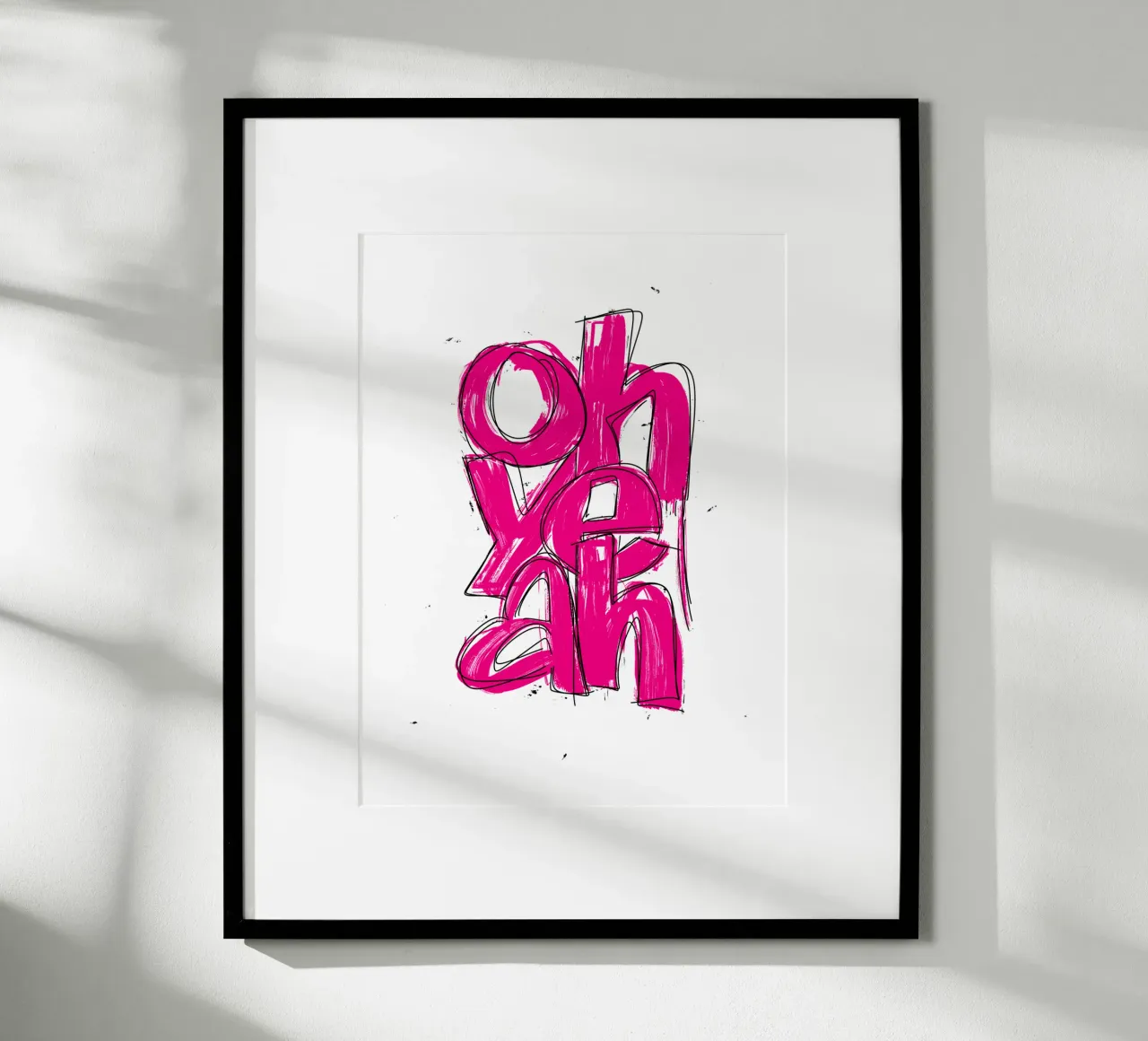 oh yeah poster da LIMITED EDITION LETTERS