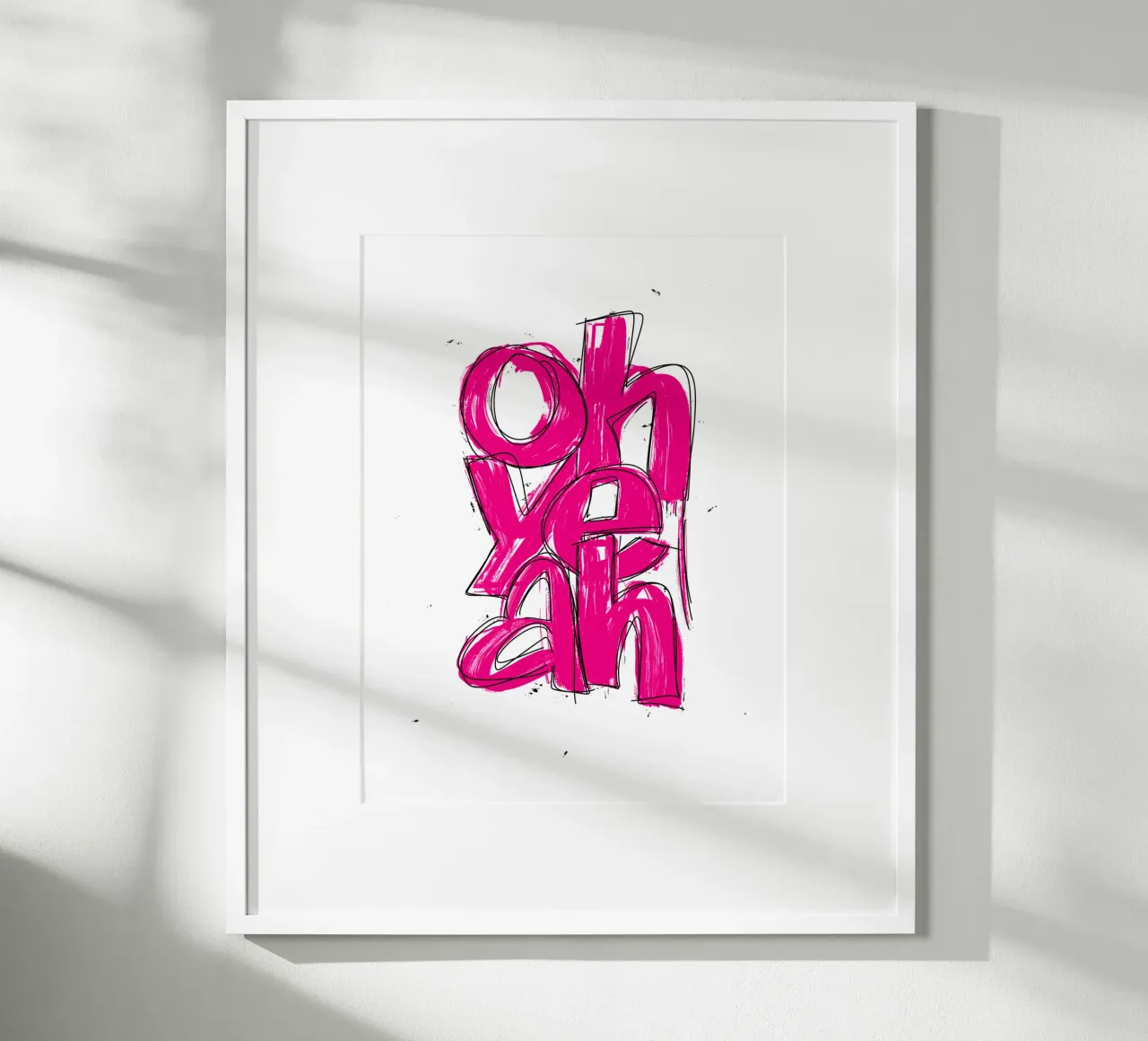 oh yeah poster da LIMITED EDITION LETTERS