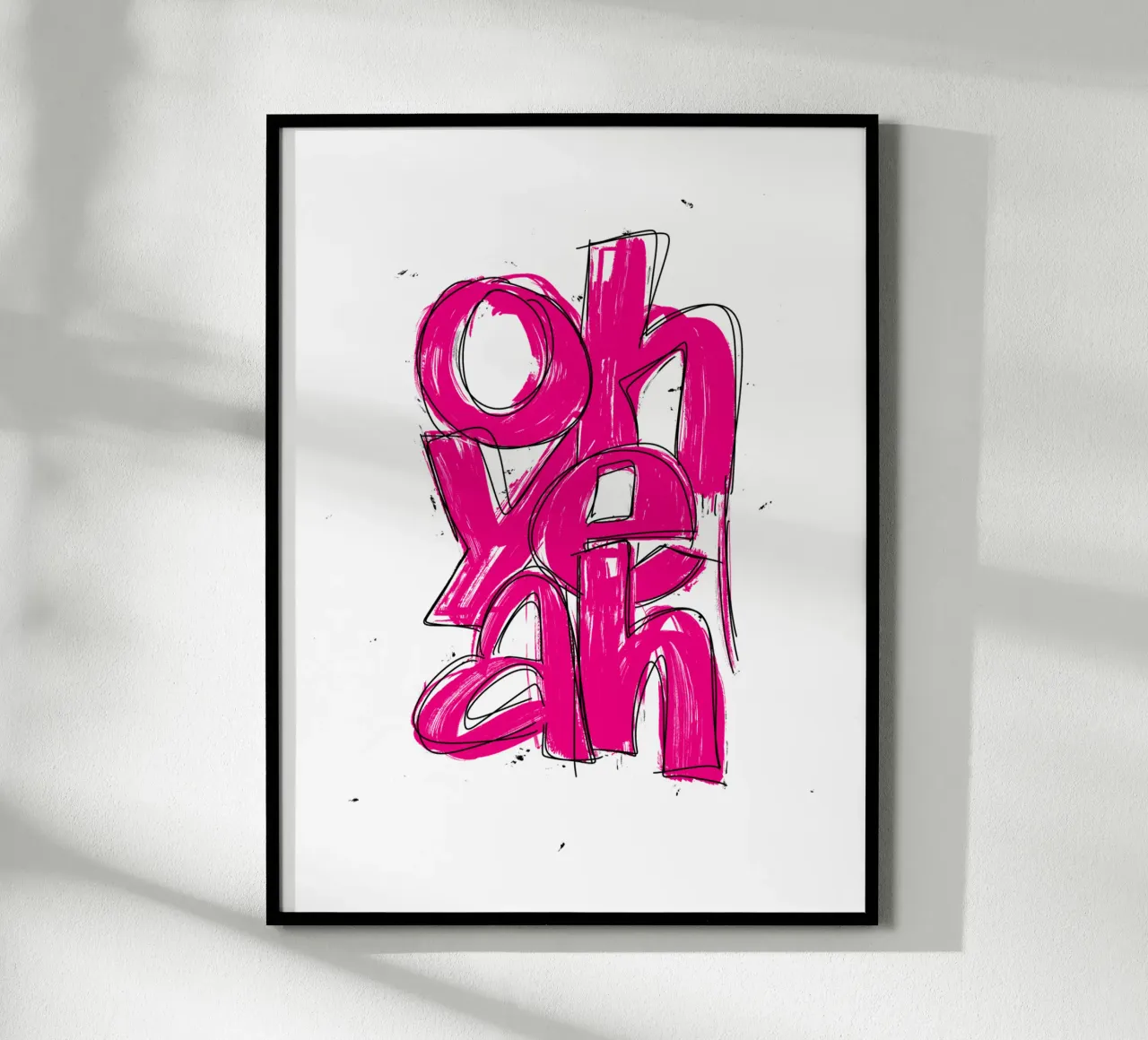 oh yeah poster da LIMITED EDITION LETTERS