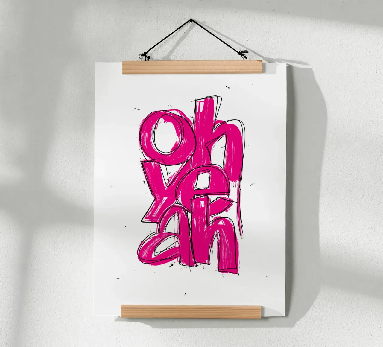 oh yeah poster da LIMITED EDITION LETTERS