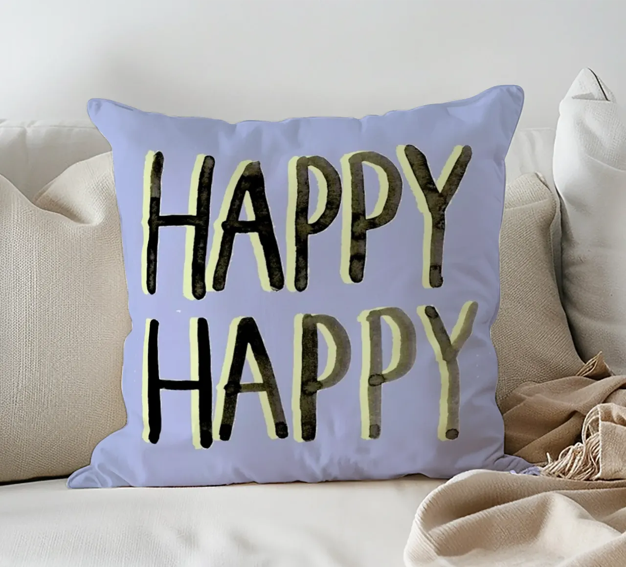 Happy Happy cuscino da Farina Kuklinski