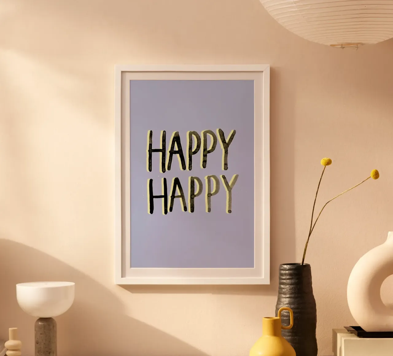 Happy Happy Hahnemühle von Farina Kuklinski