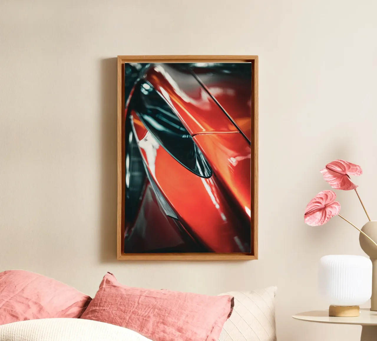 McLaren canvas met Baklijst van Flo Klein