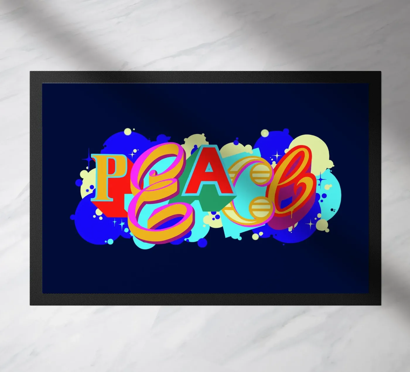 Peace deurmat van Glettering