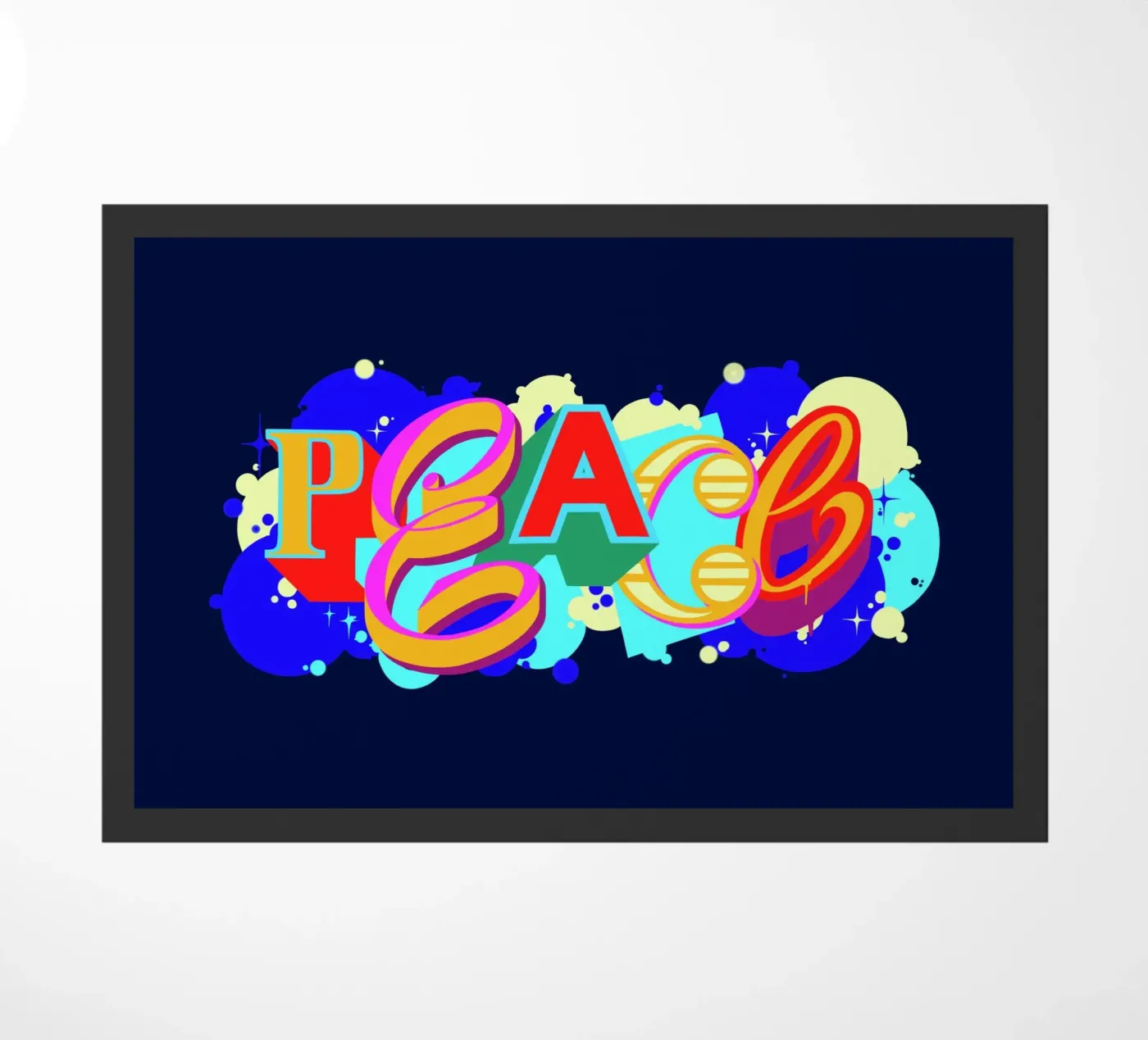 Peace deurmat van Glettering
