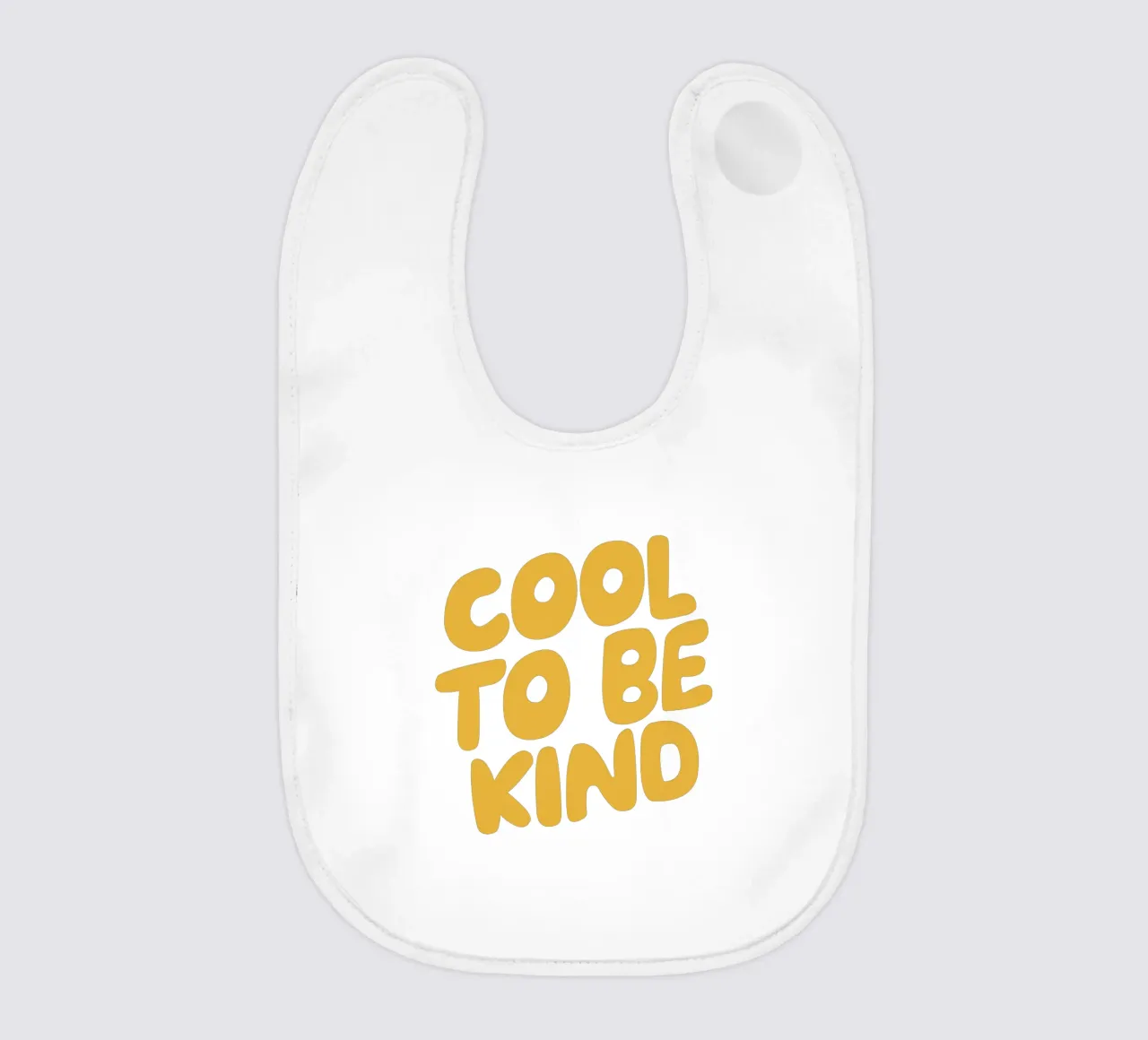 Design tipografico Cool to Be Kind in giallo bavaglino da THE MOTIVATED TYPE