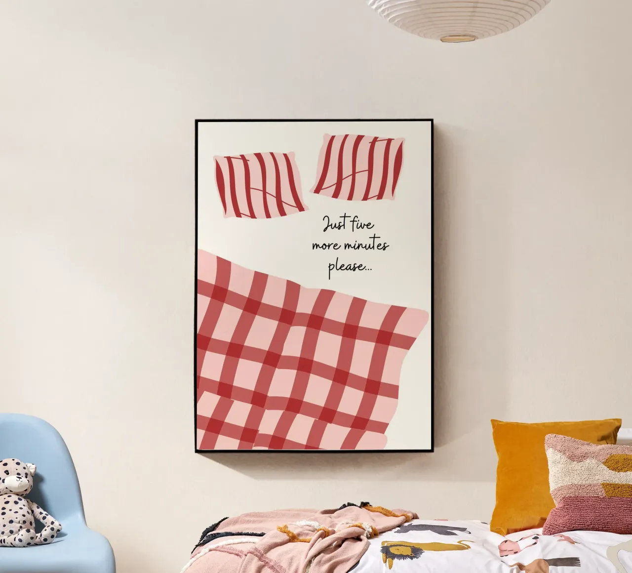 Just five more minutes please, quote, saying acrylic glass by pdigitalprints
