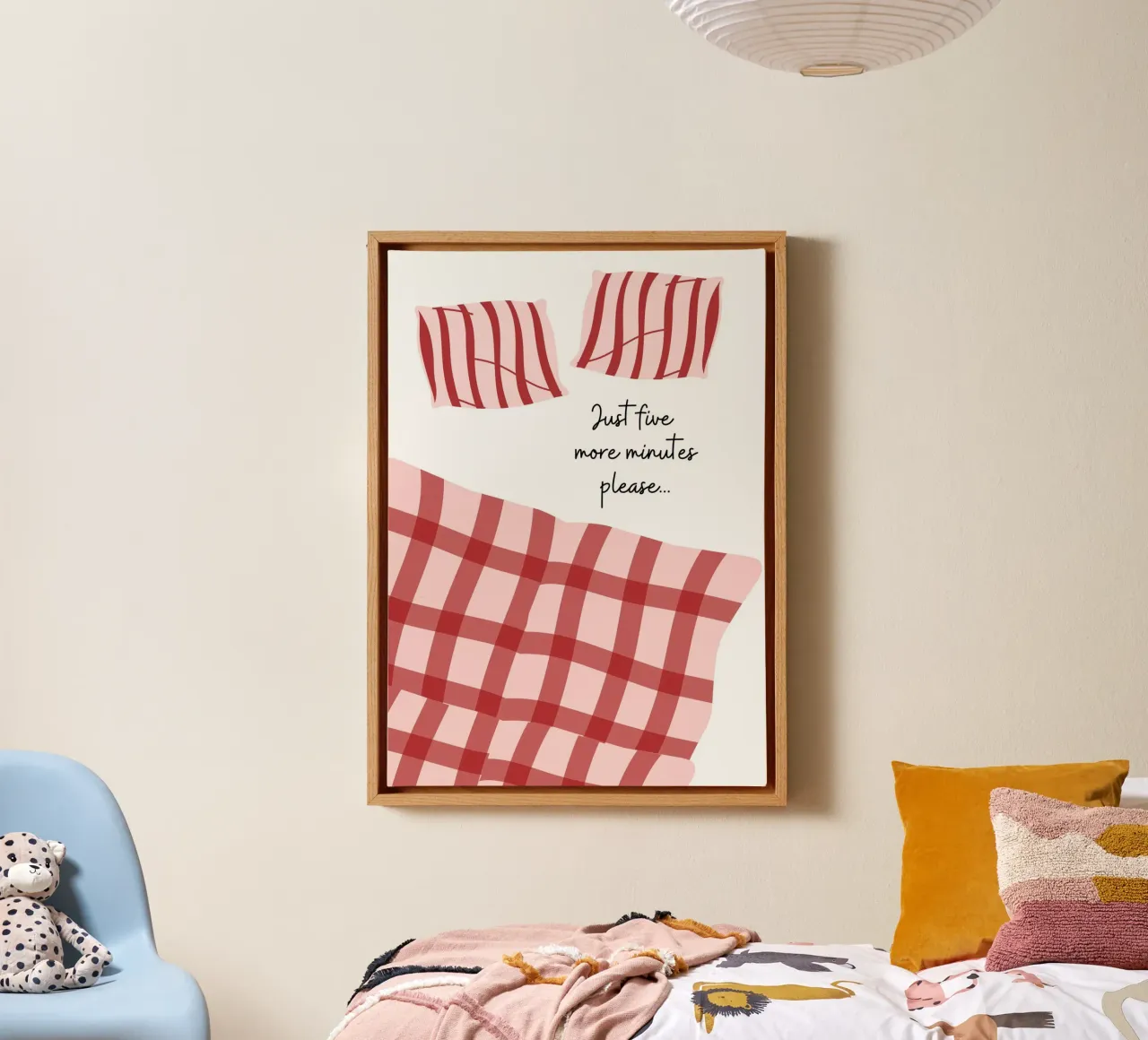 Just five more minutes please, quote, saying canvas by pdigitalprints