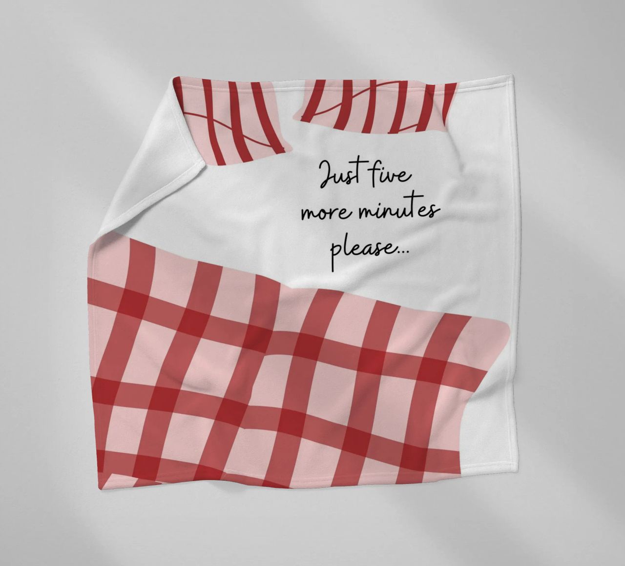 Solo altri cinque minuti per favore, cito, dicendo coperta in pile da pdigitalprints