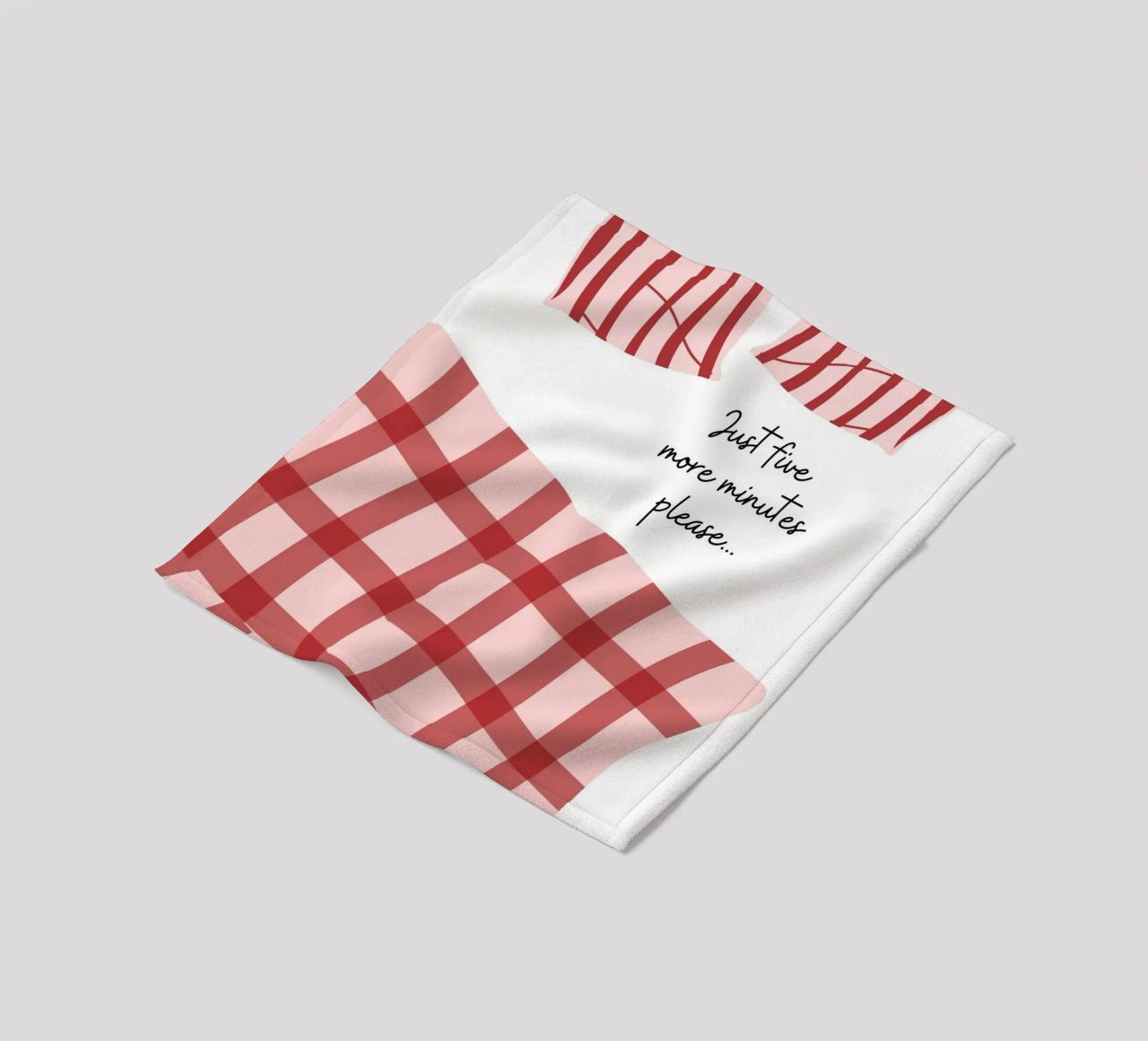 Solo altri cinque minuti per favore, cito, dicendo coperta in pile da pdigitalprints