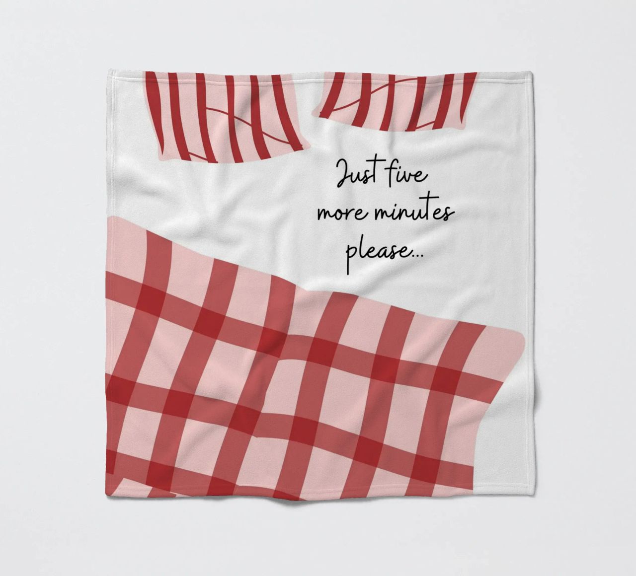Solo altri cinque minuti per favore, cito, dicendo coperta in pile da pdigitalprints