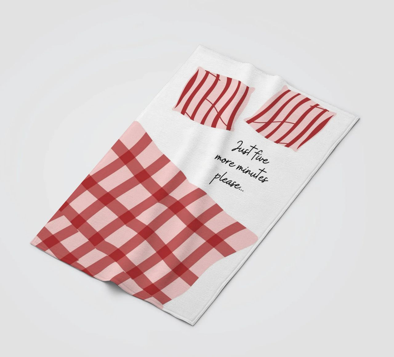 Solo altri cinque minuti per favore, cito, dicendo coperta in pile da pdigitalprints