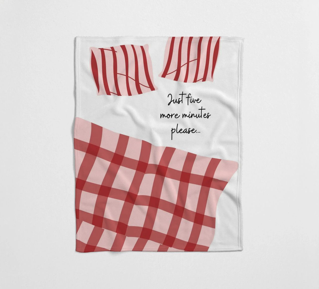 Solo altri cinque minuti per favore, cito, dicendo coperta in pile da pdigitalprints