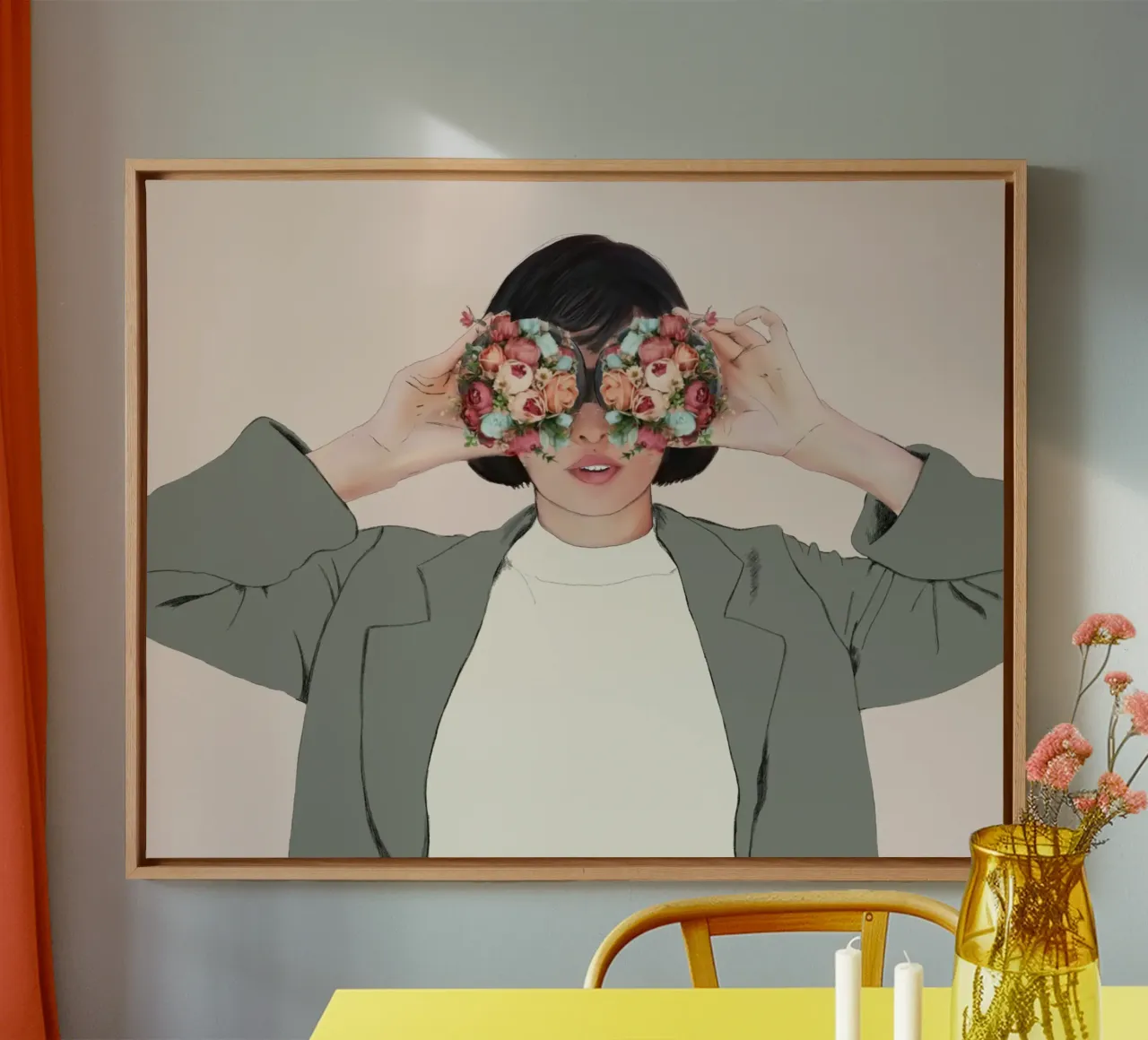 Create a Vision tela con Cornice a cassetta da FulfillingLife