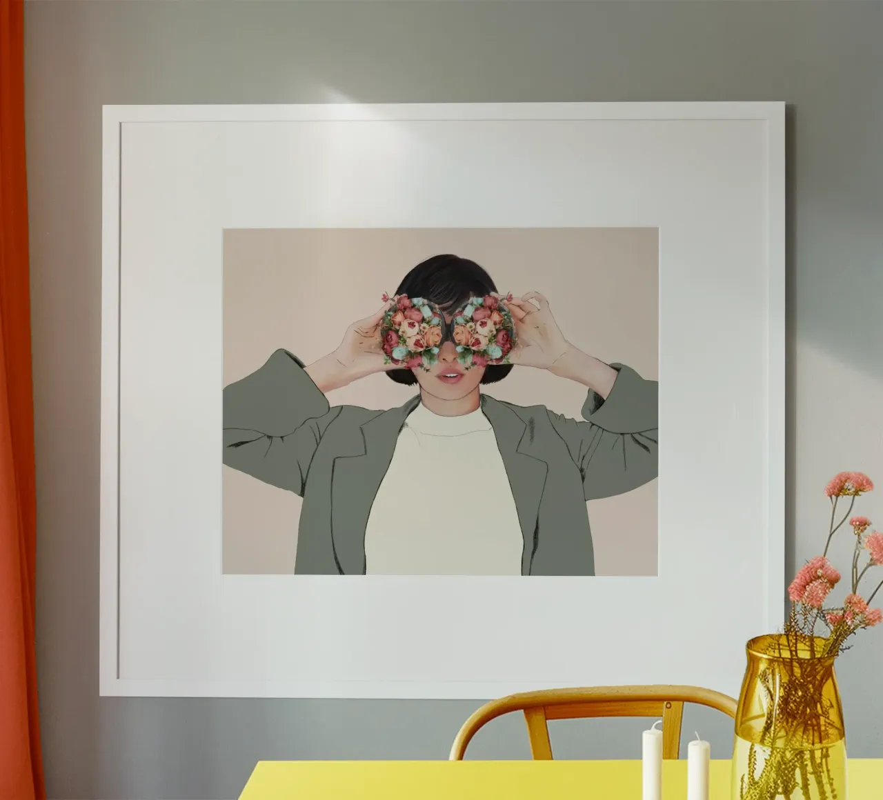 Create a Vision poster con telaio in plastica da FulfillingLife
