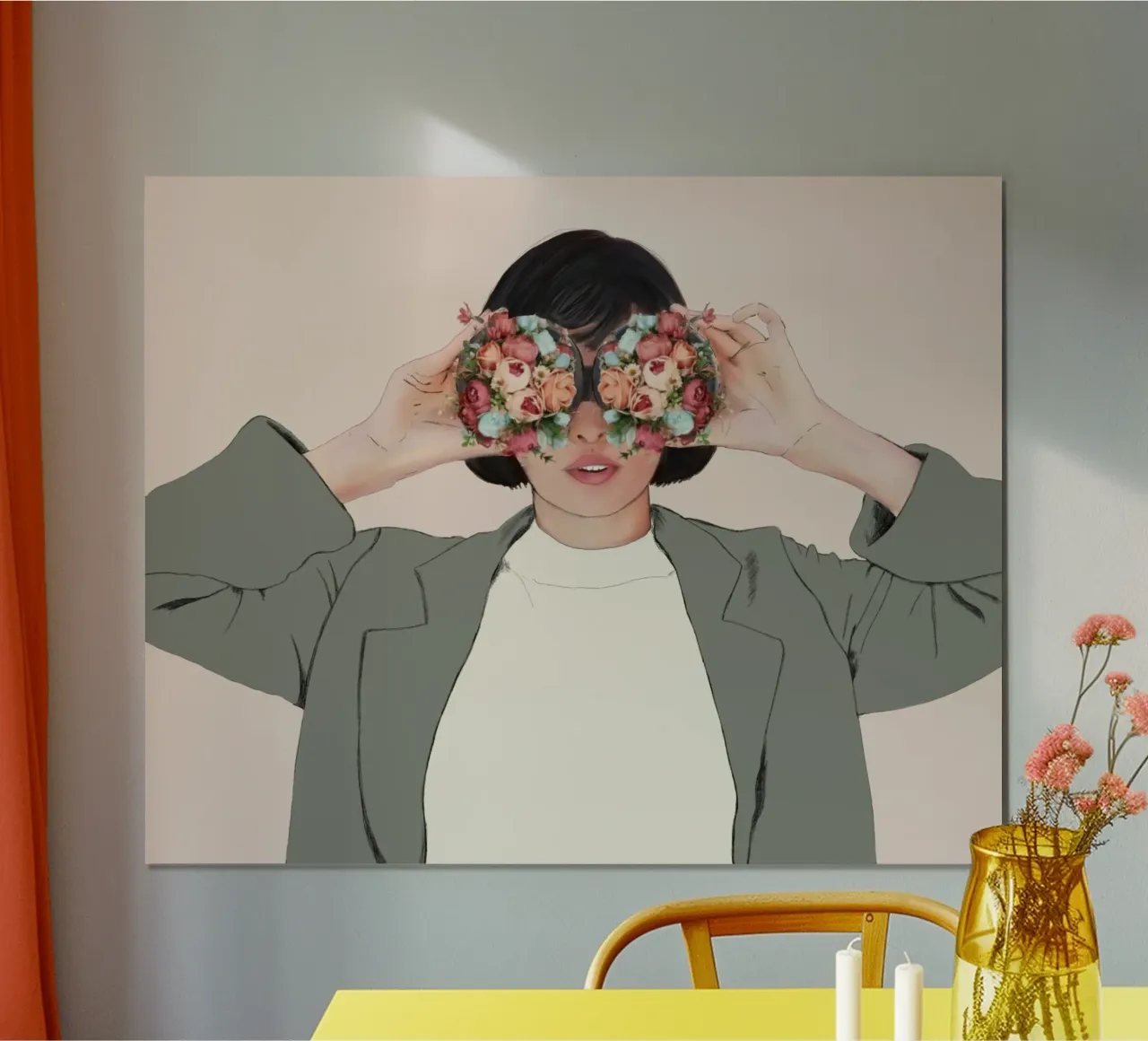 Create a Vision poster con telaio in plastica da FulfillingLife