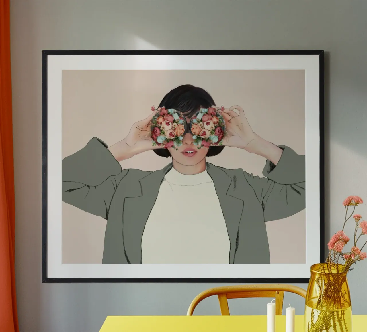 Create a Vision poster con telaio in plastica da FulfillingLife