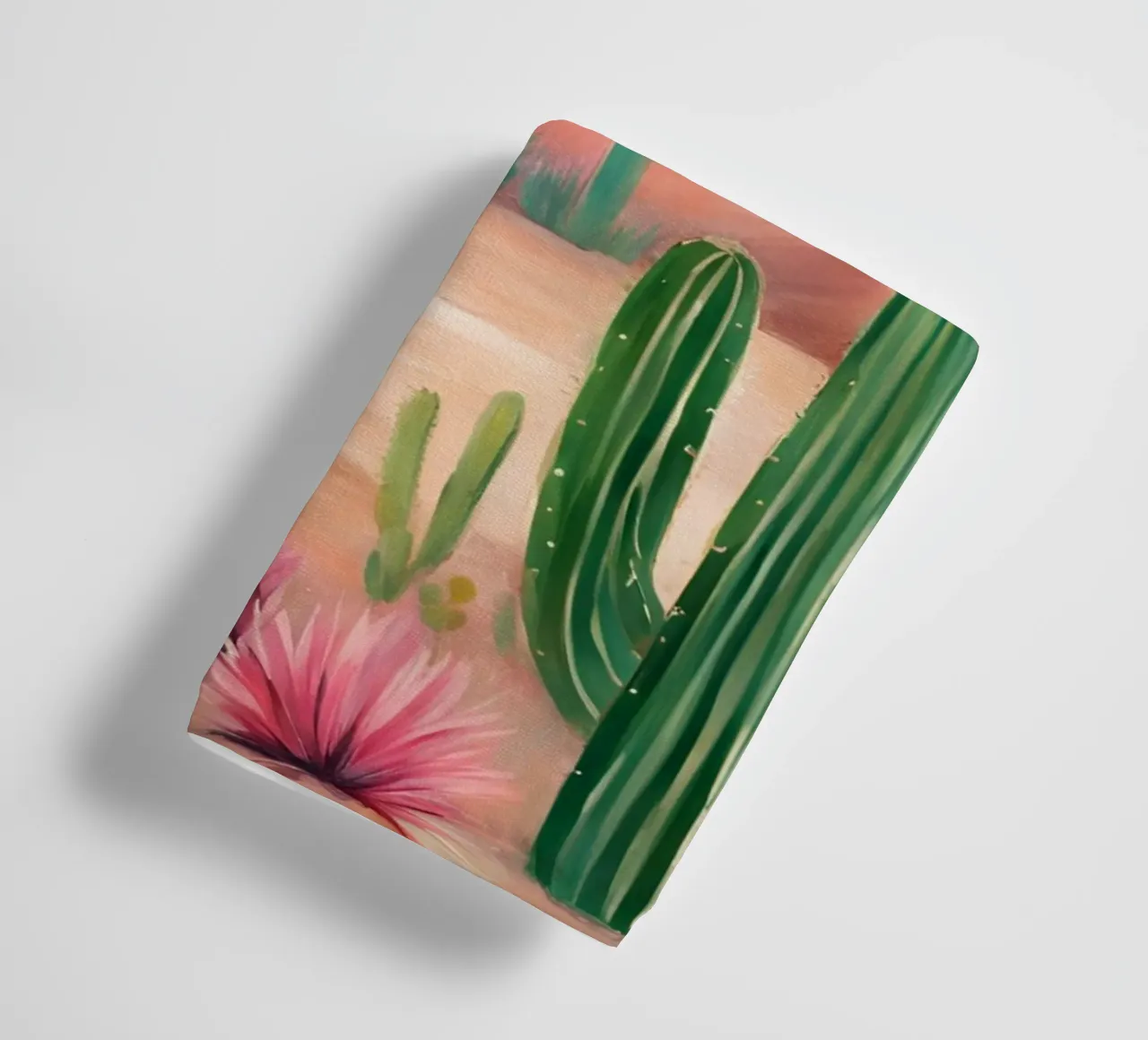 Kakteenwüste towel by Ohkimiko