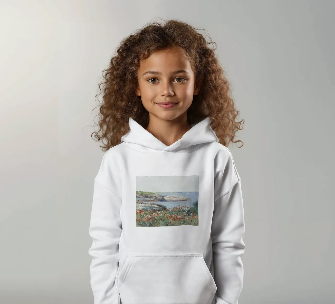 Childe Hassam - Klaprozen, eilanden van de zee kinder hoodie van William Store