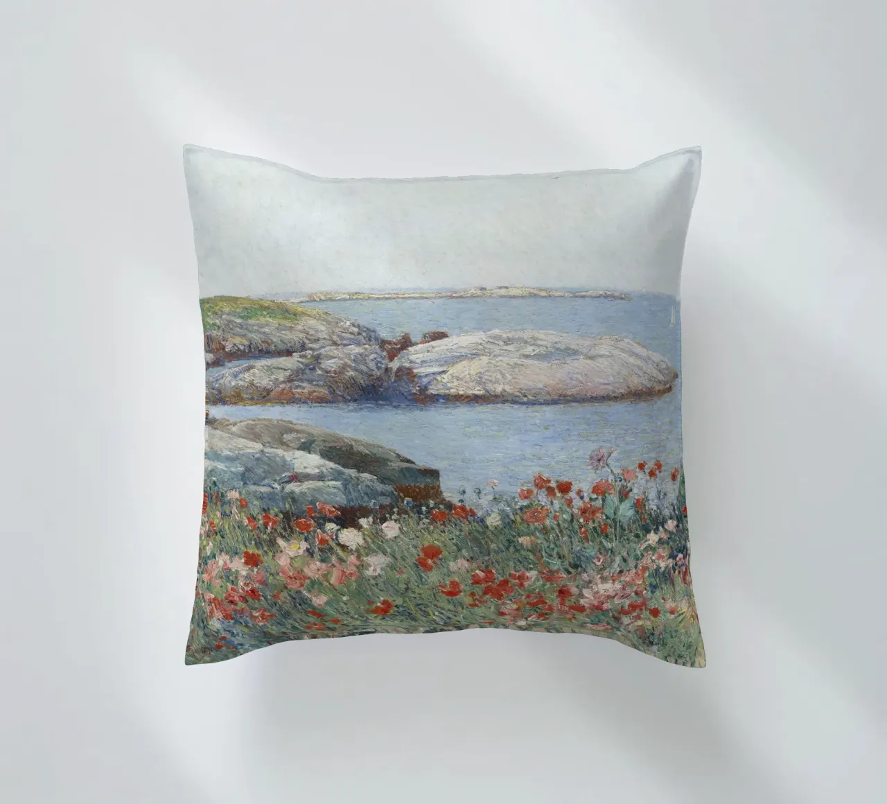 Childe Hassam - Papaveri, Isole di Shoals cuscino da William Store