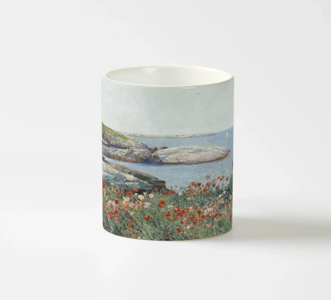 Childe Hassam - Papaveri, Isole di Shoals tazza in ceramica da William Store