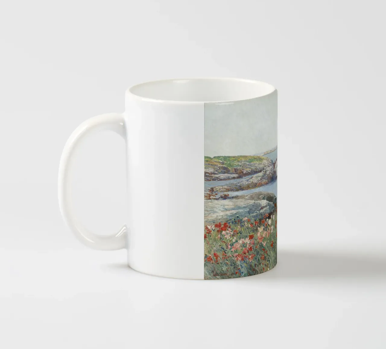 Childe Hassam - Papaveri, Isole di Shoals tazza in ceramica da William Store