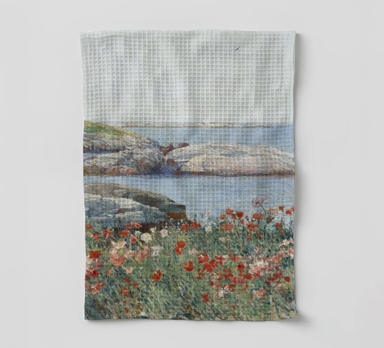 Childe Hassam - Poppies, Isles of Shoals torchon de William Store
