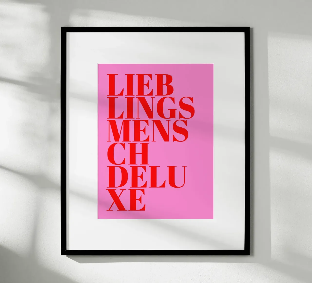 Lieblingsmensch Deluxe poster by Ohkimiko
