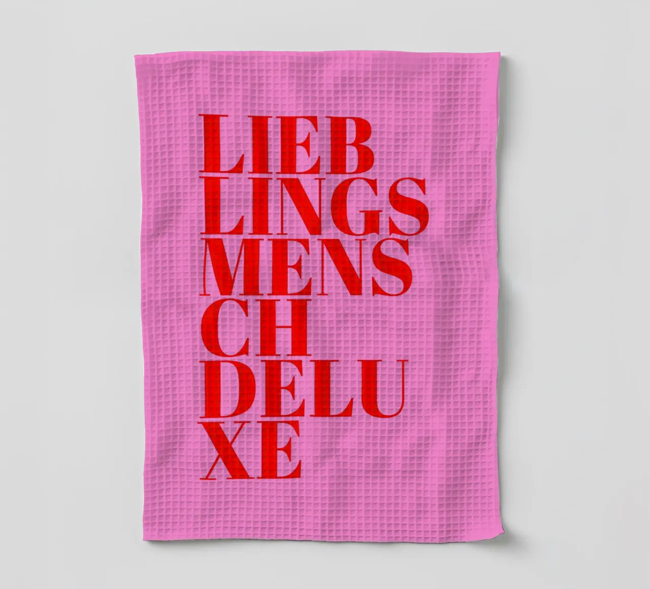 Lieblingsmensch Deluxe theedoek van Ohkimiko
