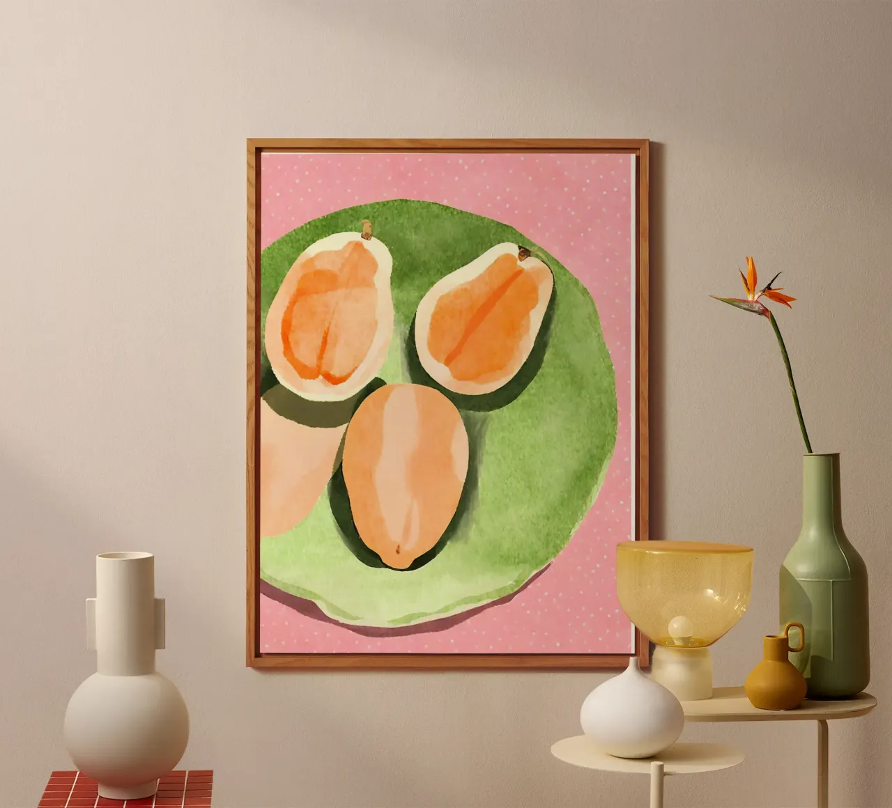 Papaya alluminio dibond da Ohkimiko