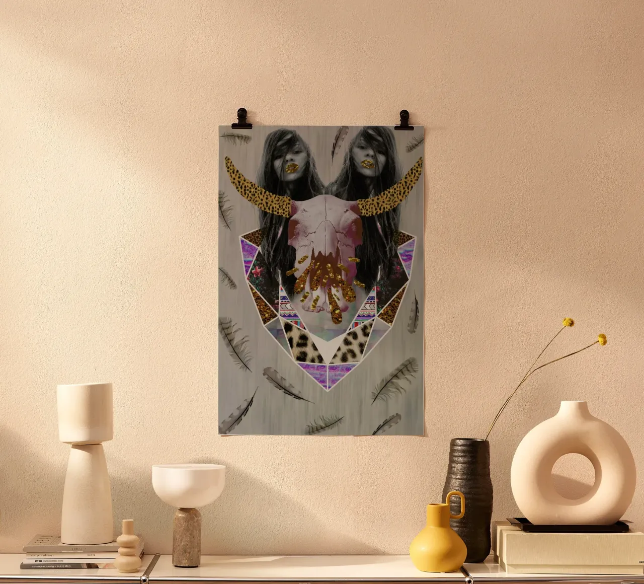 Wildfox sparke poster con telaio in plastica da Vasare Nar