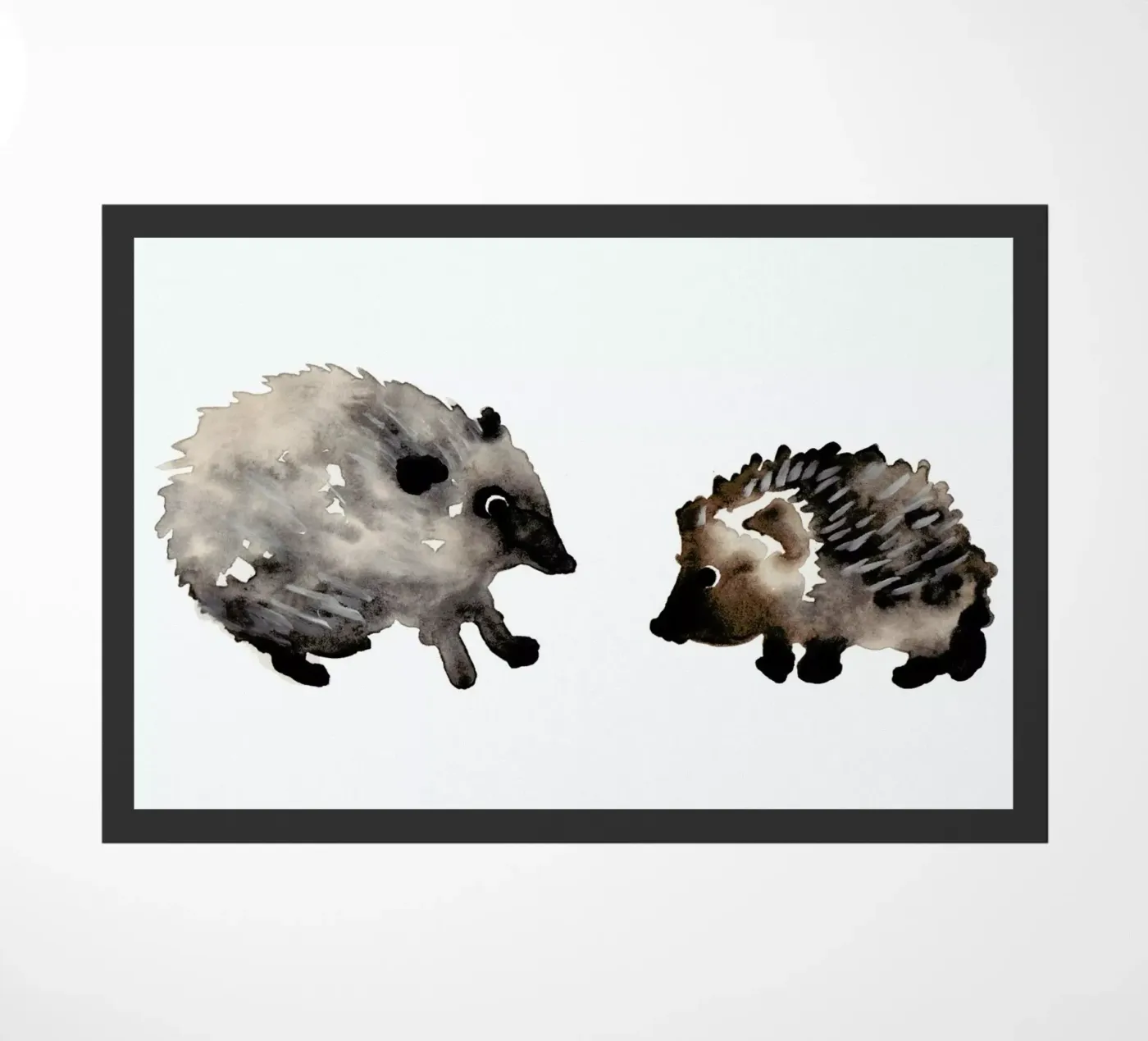 Hedgehog deurmat van Farina Kuklinski