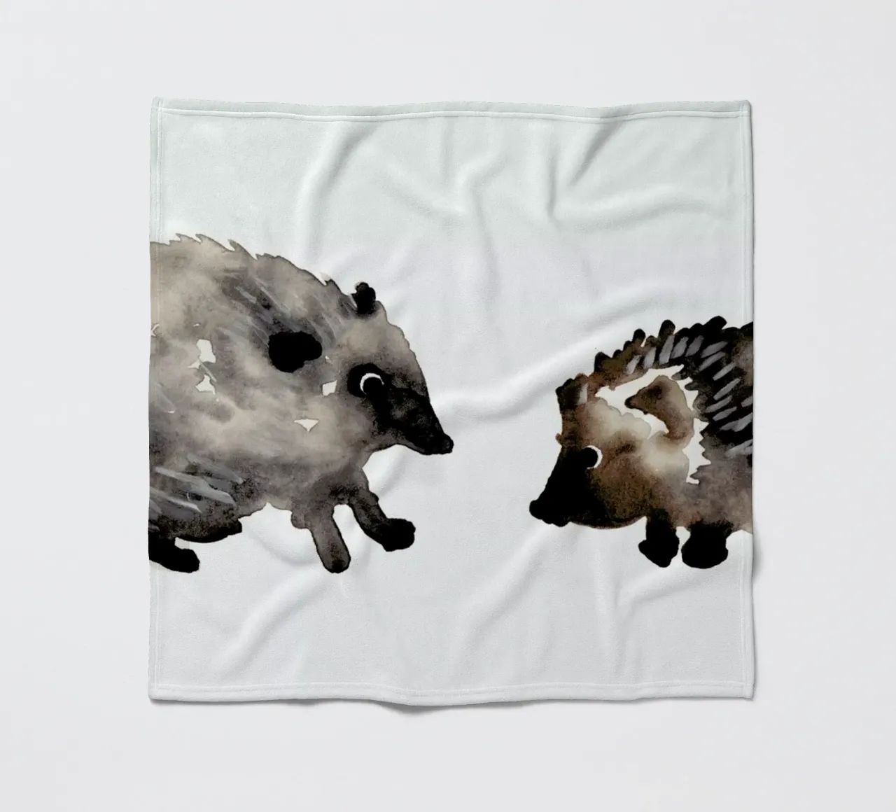 Hedgehog coperta in pile da Farina Kuklinski