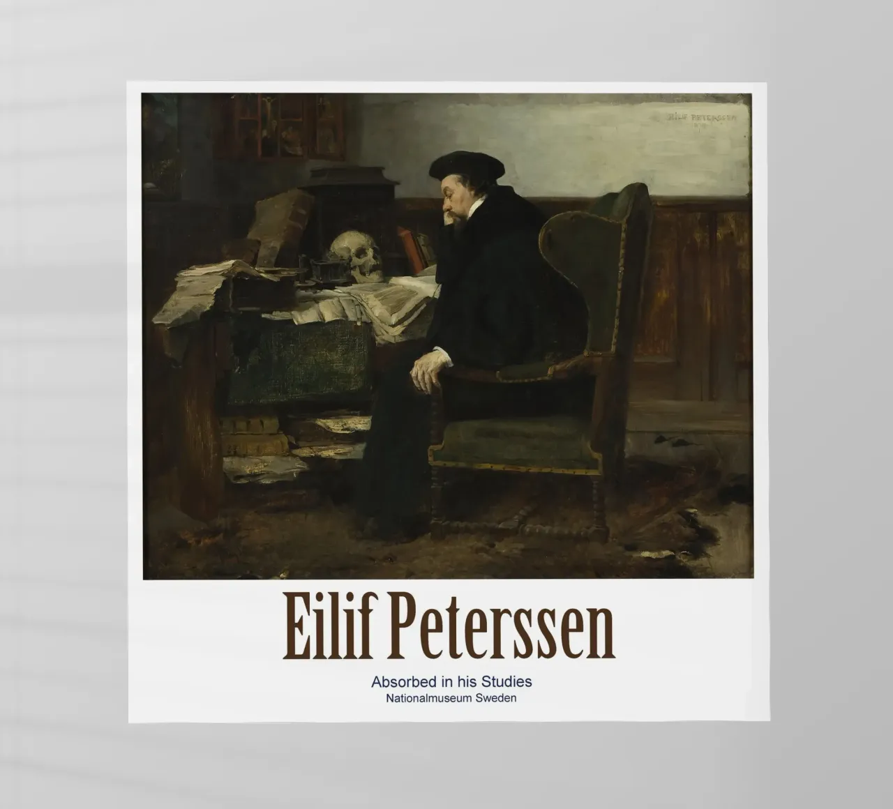 Elif Peterssen: Vertieft ins Studium pellicola backlit da Little Art Histories