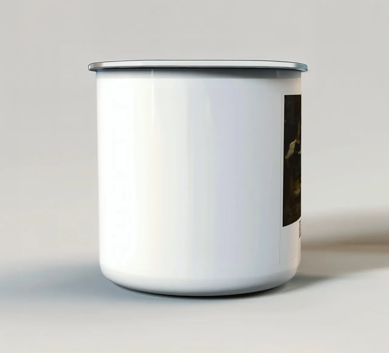 Elif Peterssen: Vertieft ins Studium tazza in smalto da Little Art Histories