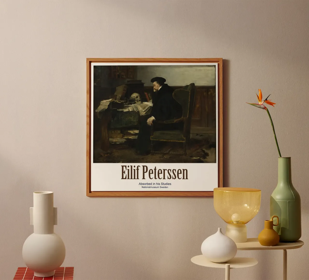 Elif Peterssen: Vertieft ins Studium alluminio dibond da Little Art Histories