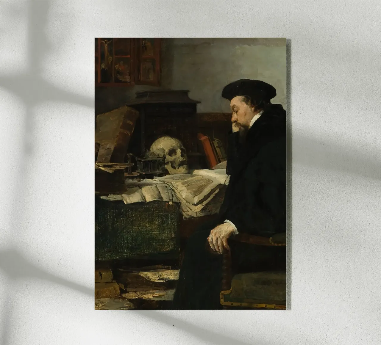 Eilif Peterssen: "Immersi nei propri studi" plexiglass da Little Art Histories