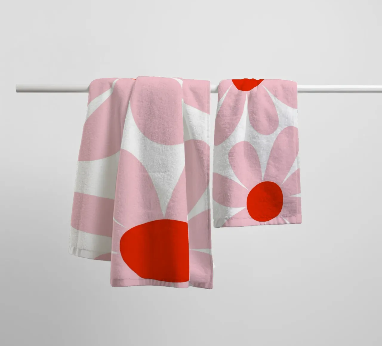 Gänseblümchen rosarot asciugamano da bagno da BAINAI KIDS