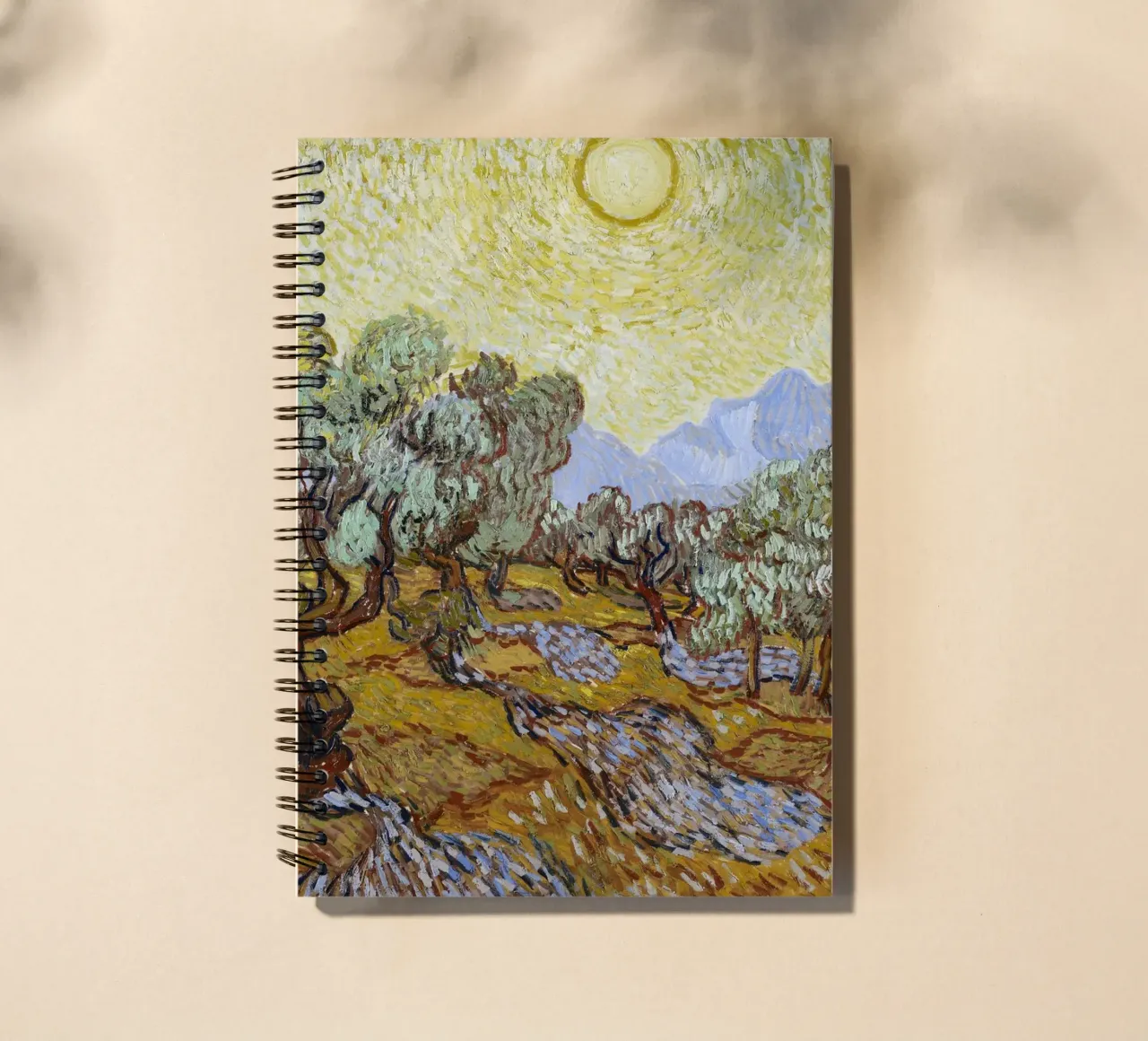 Gli ulivi: la natura vivente di Van Gogh diario ad anelli da Little Art Histories