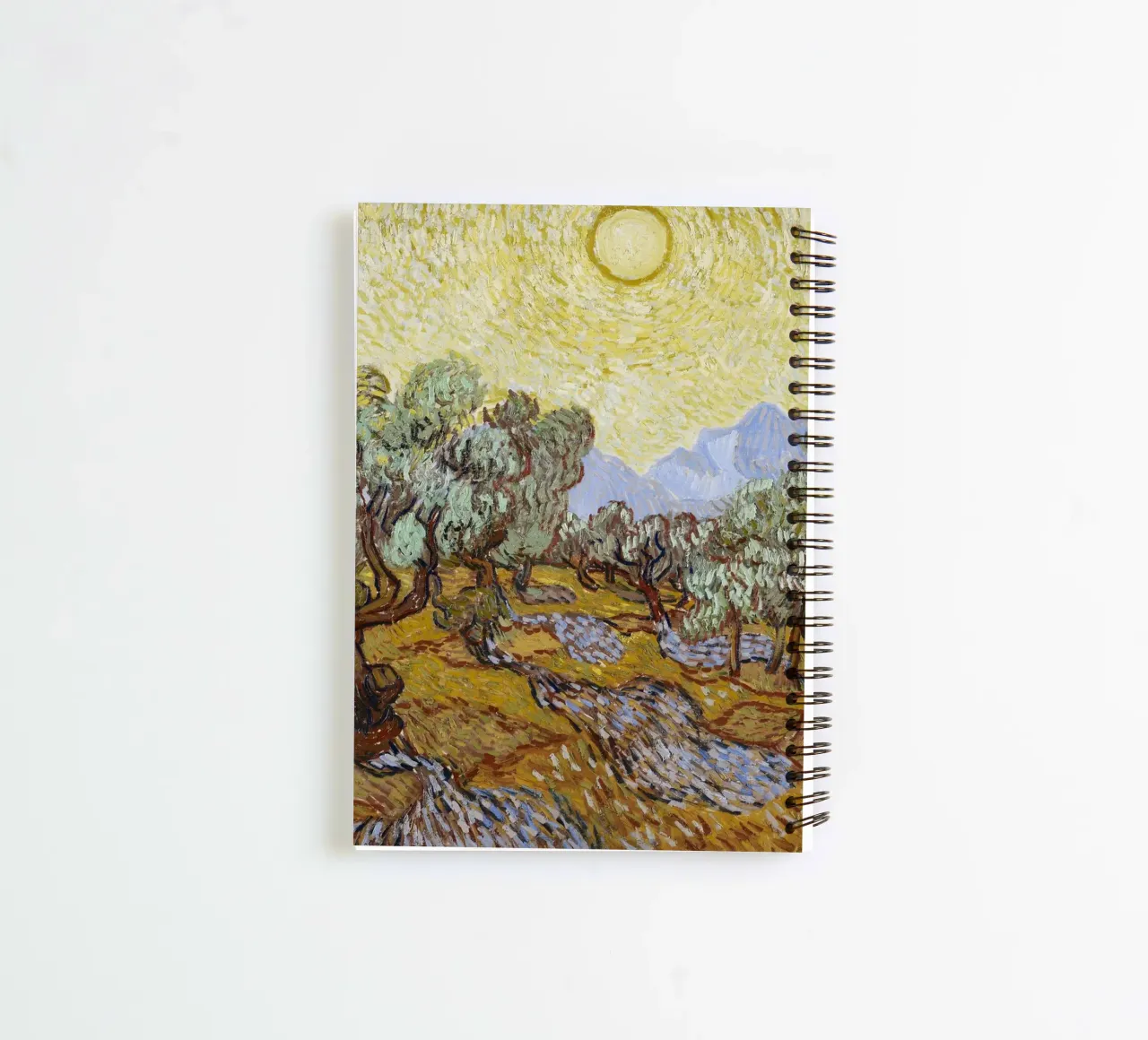 Gli ulivi: la natura vivente di Van Gogh diario ad anelli da Little Art Histories