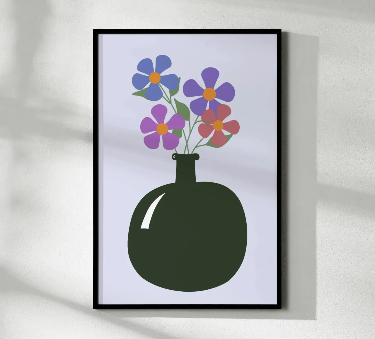 A Bunch Of Flowers poster con telaio in legno da selfieswithlove