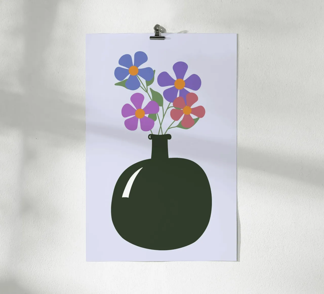 A Bunch Of Flowers poster con telaio in legno da selfieswithlove