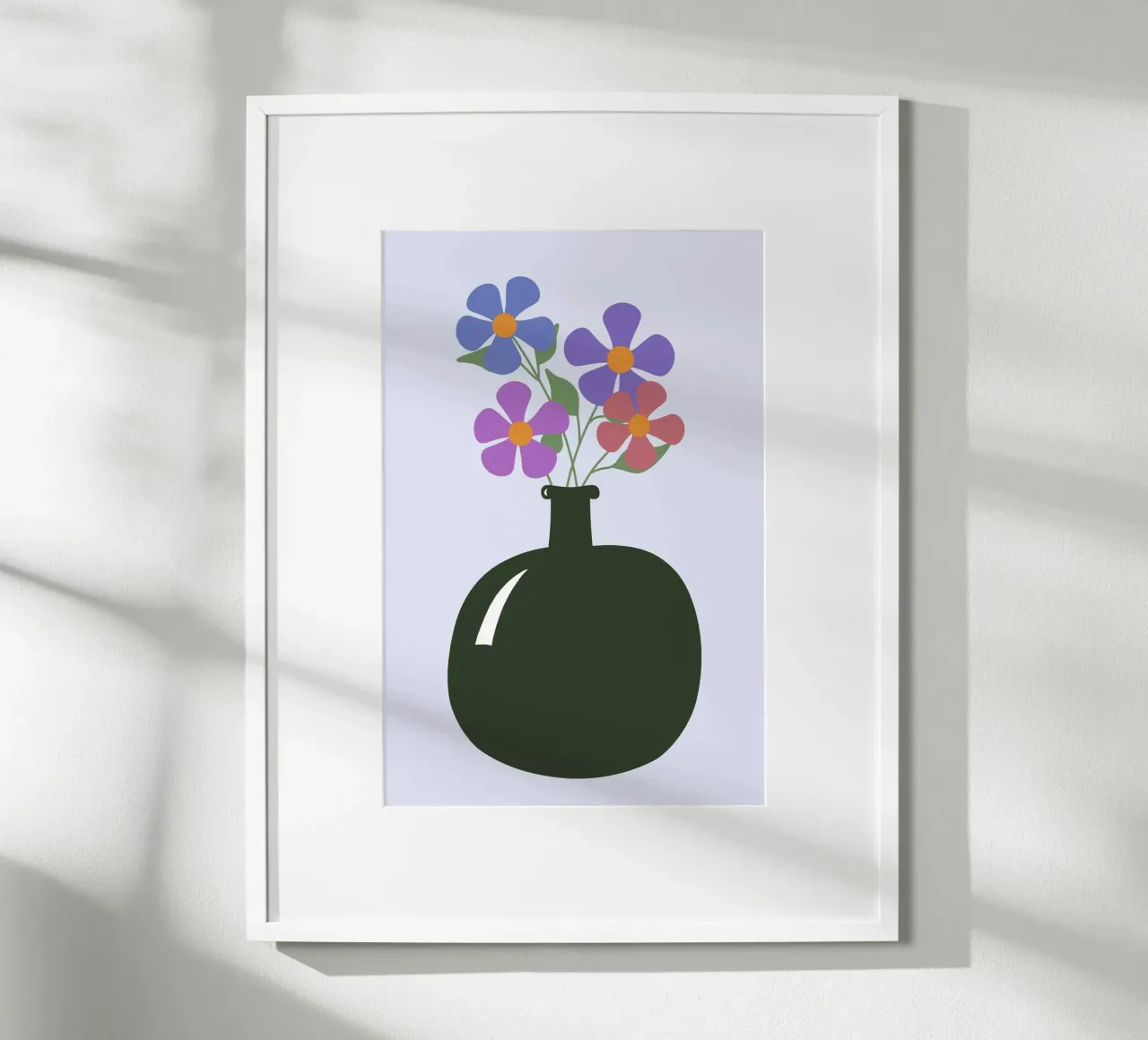 A Bunch Of Flowers poster con telaio in legno da selfieswithlove