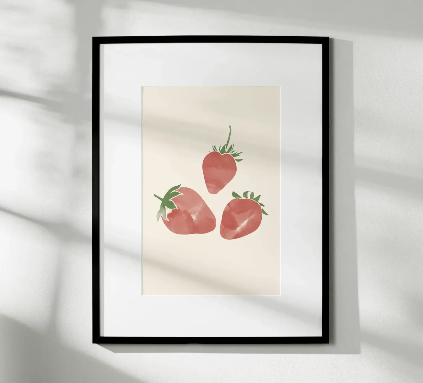 Strawberries poster da hesmerstudio