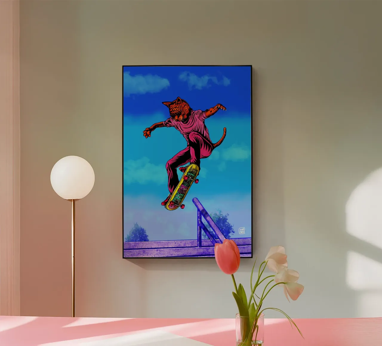 Skate Cat plexiglass da marchelo