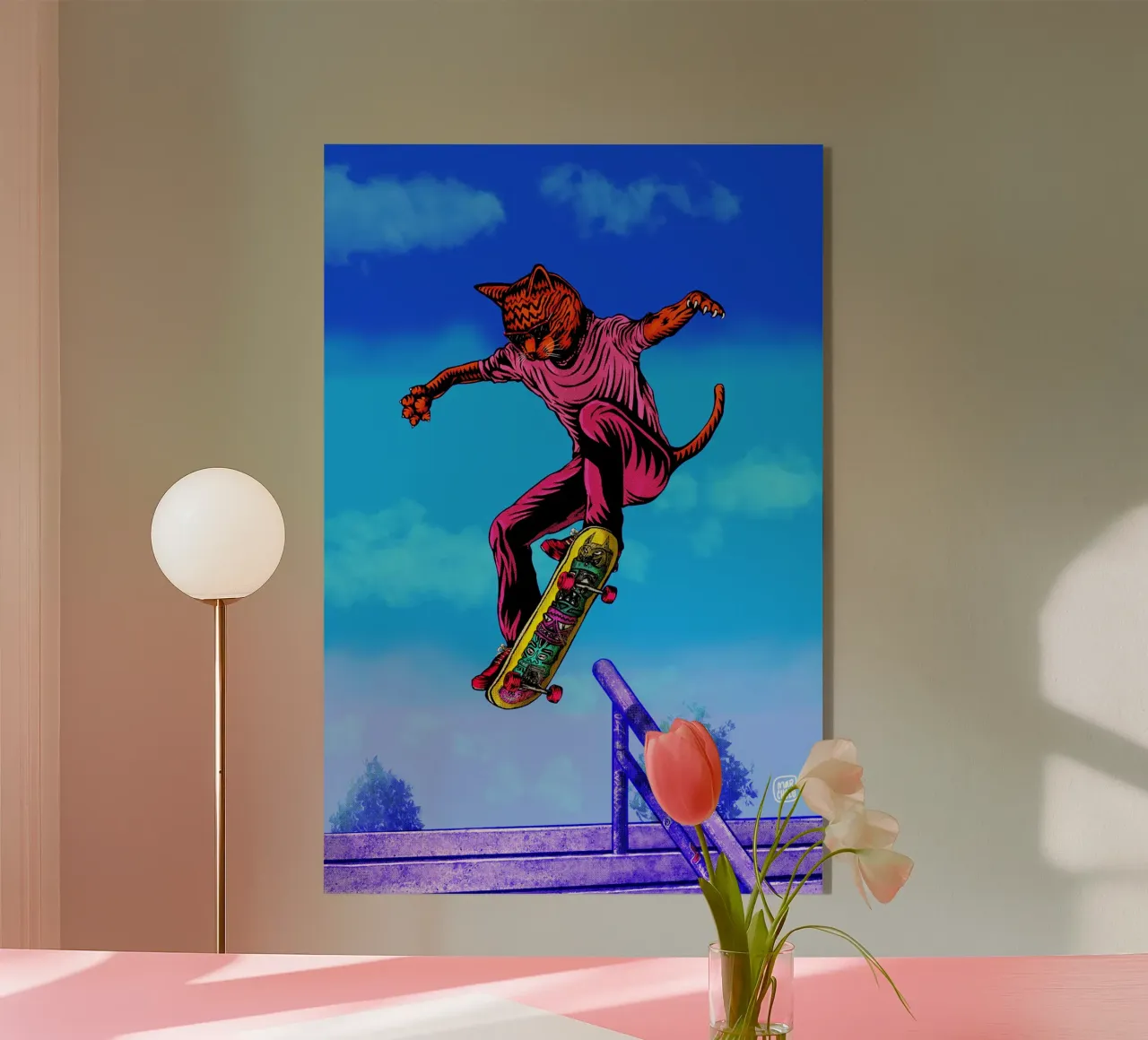 Skate Cat plexiglass da marchelo